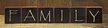 6 Set Family Blocks - The Fox Decor